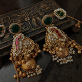 DESIGNER HANDMADE TEMPLE EARRINGS