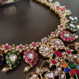EXCLUSIVE REAL GOLD PLATED NECKPIECE WITH EARRINGS