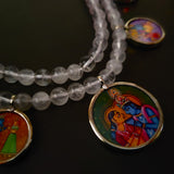 KRISHNA NECKLACE IN CRYSTAL STRING