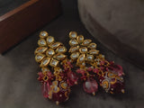 Statement Polki Kundan Choker In Semi Precious Stones Necklace