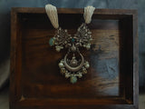 Tribal Necklace In Antique Silver Finish Necklace