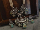 Tribal Necklace In Antique Silver Finish Necklace