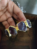 Amethyst Stone Bangle (Adjustable) Bangles & Bracelets