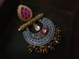 TRIBAL HASLI CHOKER WITH EARRINGS