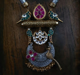 TRIBAL HASLI CHOKER WITH EARRINGS