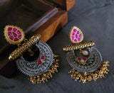 TRIBAL HASLI CHOKER WITH EARRINGS