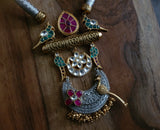 TRIBAL HASLI CHOKER WITH EARRINGS