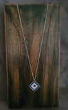 SILVER PENDANT AND EARRINGS EVILS EYE SET