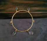 REAL SEMI PRECIOUS STONE BANGLE