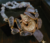 WEAR ME EXCLUSIVE NECKPIECE WITH SEMI PRECIOUS STONE STRING