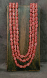 WEAR ME EXCLUSIVE SEMI PRECIOUS STONE THREE LAYER STRING