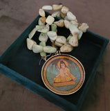WEAR ME EXCLUSIVE BUDHA PENDANT SINGLE LAYER SEMI PRECIOUS STONE STRING