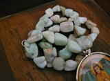 WEAR ME EXCLUSIVE BUDHA PENDANT SINGLE LAYER SEMI PRECIOUS STONE STRING