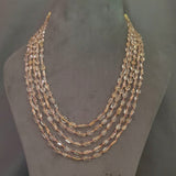 WEAR ME EXCLUSIVE FINEST QUALITY REAL CITRINE FIVE LAYER STRING