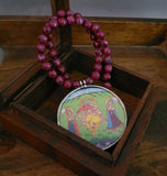 WEAR ME EXCLUSIVE PICTURE PENDANT WITH SEMI PRECIOUS STONE STRING