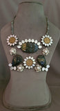 WEAR ME EXCLUSIVE LABRADORITE AND MOTHER OF PEARL DESIGNER NECKPIECE