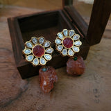 WEAR ME EXCLUSIVE RAW CITRINE STONE NECKPIECE WITH EARRINGS