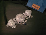 TRIBAL SILVER PLATED CHOKER