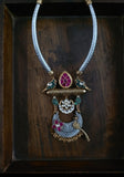 TRIBAL HASLI CHOKER WITH EARRINGS