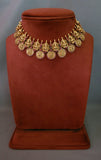 DESGINER STATEMENT TEMPLE CHOKER WITH EARRINGS