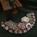 WEAR ME EXCLUSIVE SILVER PLATED DESIGNER CHOKER