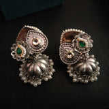 TRIBAL EXCLUSIVE DESIGNER SILVER PLATED EARRINGS