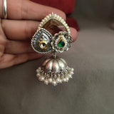 TRIBAL EXCLUSIVE DESIGNER SILVER PLATED EARRINGS