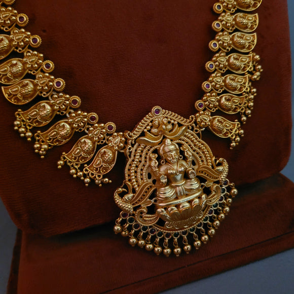 FINEST QUALITY TEMPLE NECKLACE WITH EARRINGS