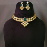 KUNDAN CHOKER WITH EARRINGS