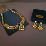 KUNDAN CHOKER WITH EARRINGS