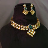 KUNDAN CHOKER WITH EARRINGS