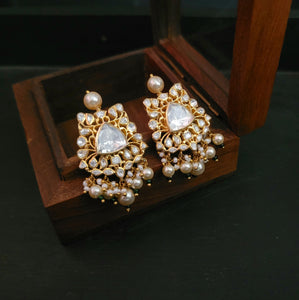 REAL SILVER (92.5) STUDS WITH GOLD PLATING