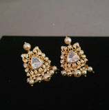 REAL SILVER (92.5) STUDS WITH GOLD PLATING