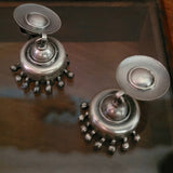 SILVER EARRINGS IN ANTIQUE FINISH