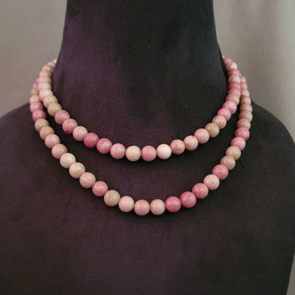 SEMI PRECIOUS STONE DOUBLE LAYER STRING