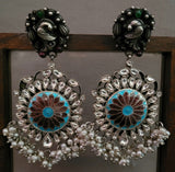 EXCLUSIVE SILVER STATEMENT EARRINGS