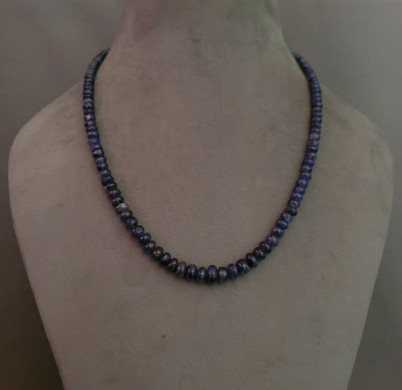 REAL PRECIOUS IOLITE STONE STRING