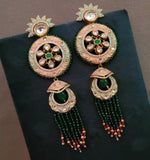 STATEMENT PASTEL KUNDAN EARRINGS