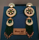 STATEMENT PASTEL KUNDAN EARRINGS