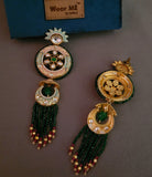 STATEMENT PASTEL KUNDAN EARRINGS