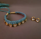 KUNDAN CHOKER WITH STUDS