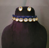 KUNDAN CHOKER WITH STUDS