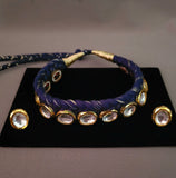 KUNDAN CHOKER WITH STUDS