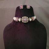 VICTORIAN DOUBLET CHOKER WITH EARRINGS