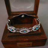 DESIGNER FINEST QUALITY STAINLESS STEEL CZ STONE OPENABLE BANGLE