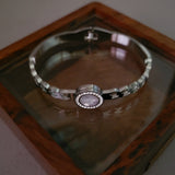 DESIGNER SILVER PLATED OPENABLE BANGLE