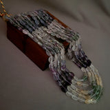 REAL FLUORITE FIVE LAYER STRING