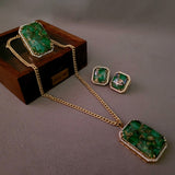 EXCLUSIVE SEMI PRECIOUS STONE NECKPIECE SET