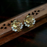 GOLD FLOWER EARRINGS