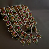 BINDIYA THREE LAYER NECKLACE WITH EARRINGS